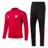 Bayern Munich Quarter Zip Sweat d'Entraînement 2022 Rouge Pour Enfant